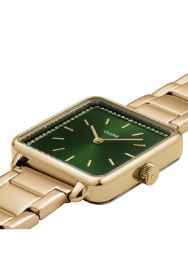 Cluse Часовник La Tétragone CW10311 Gold/Green - Mera.bg