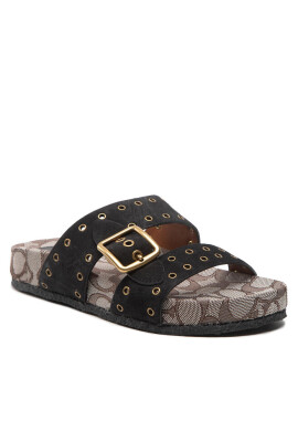 Coach Чехли Ally Suede CA460 Black/Oak - Mera.bg