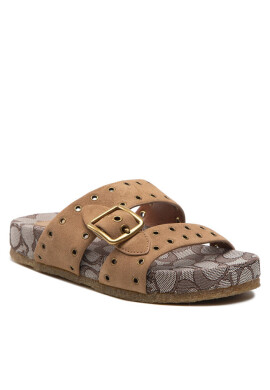 Coach Чехли Ally Suede CA460 Peanut/Oak - Mera.bg