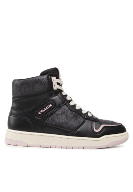 Coach Сникърси Hi Top Coated Canvas CD304 Черен - Mera.bg