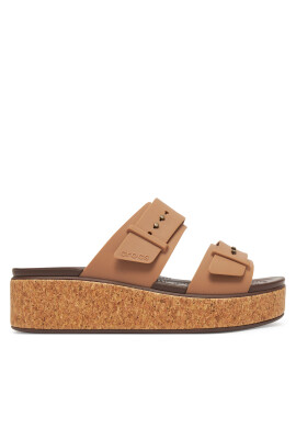 Crocs Чехли Brooklyn Cork Buckle 211252 Бежов - Mera.bg