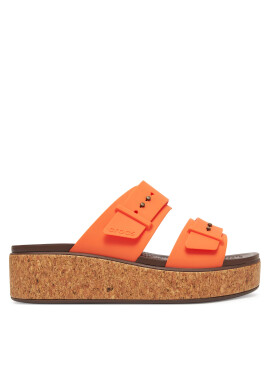 Crocs Чехли Brooklyn Cork Buckle 211252 Оранжев - Mera.bg