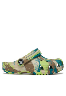 Crocs Чехли Classic Marbled Kids Clog 207464 Limeade/Multi 3UF - Mera.bg