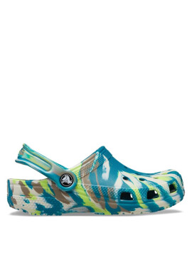 Crocs Чехли Classic Marbled Kids Clog 207464 Limeade/Multi 3UF - Mera.bg