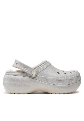 Crocs Чехли Classic Platform Glitter Lined Clog W 210413 Сребрист - Mera.bg