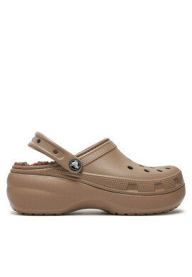 Crocs Чехли Classic Platform Lined Clog W 207938 Кафяв - Mera.bg