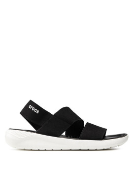 Crocs Сандали Literide Stretch Sandal W 206081 Black/White - Mera.bg