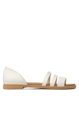 Crocs Сандали Tulum Open Flat W 206109 Oyster/Tan - Mera.bg