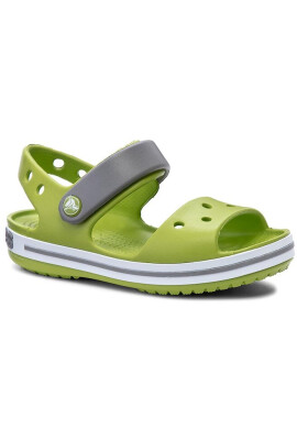 Crocs Сандали Crocband Sandal Kids 12856 Volt Green/Smoke - Mera.bg