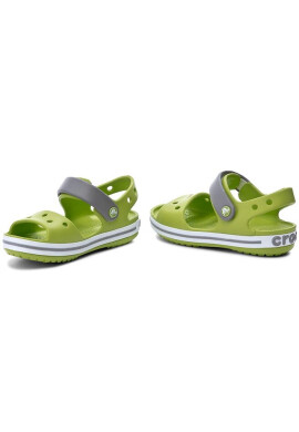 Crocs Сандали Crocband Sandal Kids 12856 Volt Green/Smoke - Mera.bg