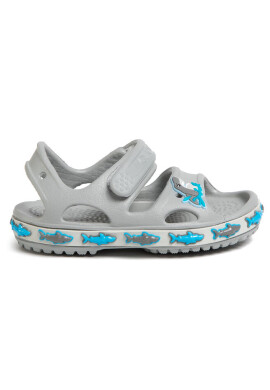 Crocs Сандали Fl Shark Band Sandal B 206365 Light Grey - Mera.bg