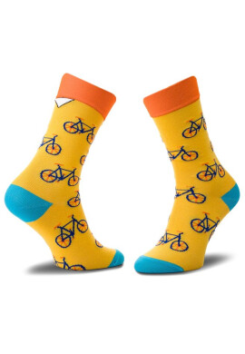 Cup of Sox Дълги чорапи unisex Epickie Rowerowe Dyrdymałki A Жълт - Mera.bg