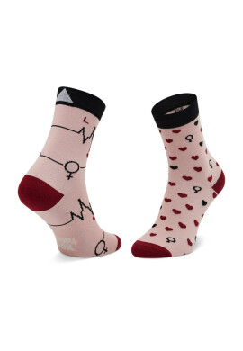 Cup of Sox Дълги чорапи unisex Atak Serca Różowe - Mera.bg