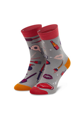 Cup of Sox Дълги чорапи unisex Beauty Sox Сив - Mera.bg