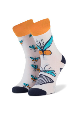 Cup of Sox Дълги чорапи unisex Bzyki Z Afryki Бял - Mera.bg