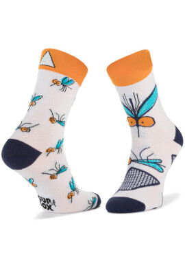 Cup of Sox Дълги чорапи unisex Bzyki Z Afryki Бял - Mera.bg
