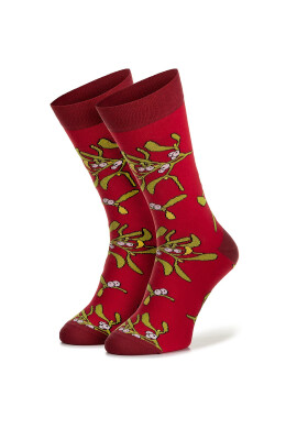 Cup of Sox Дълги чорапи unisex Całuśne Fikuśne Червен - Mera.bg