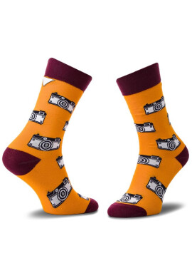 Cup of Sox Дълги чорапи unisex Foto SOXy Klawe Że Hej! B Оранжев - Mera.bg