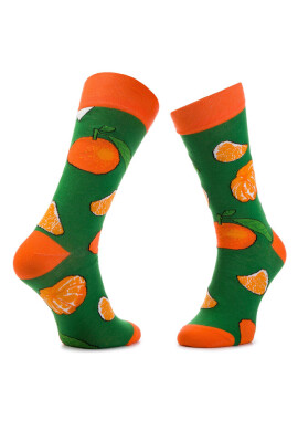 Cup of Sox Дълги чорапи unisex MandarynkoveLove Зелен - Mera.bg