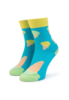 Cup of Sox Дълги чорапи unisex Przełam lody B Niebieskie Цветен - Mera.bg