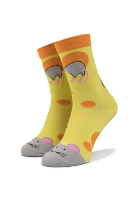 Cup of Sox Дълги чорапи unisex SERpetki Жълт - Mera.bg