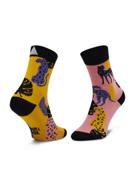 Cup of Sox Дълги чорапи unisex Wild Socks Pantery - Mera.bg