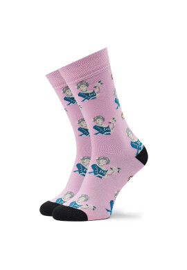 Curator Socks Дълги чорапи unisex Marie Antoinette Розов - Mera.bg