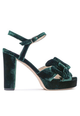 Custommade Сандали Melody Velvet 999620045 Posy Green 336 - Mera.bg
