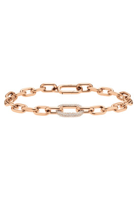 Daniel Wellington Гривна Crystal Link DW00400573 Позлатено с розово злато - Mera.bg