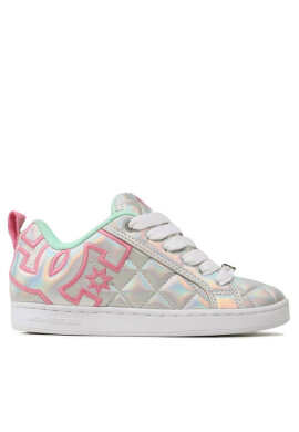DC Сникърси Court Graffik S 301043 White/Metallic Silve WMP - Mera.bg