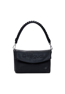Desigual Дамска чанта Half Logo Trokel 25WAXPAL Черен - Mera.bg