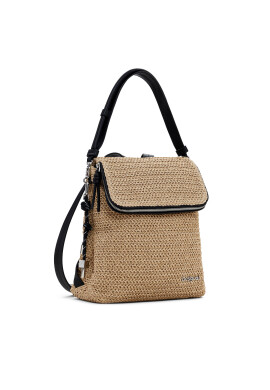 Desigual Раница Raffia Hamption 25SAKO04 Бежов - Mera.bg