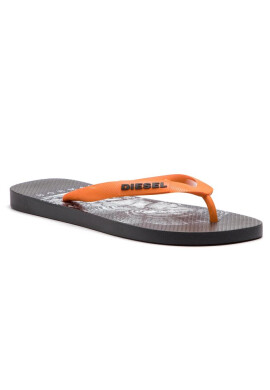 Diesel Джапанки Sa-Briian Y01938 P2119 H7048 Black/Sun Orange - Mera.bg
