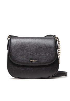DKNY Дамска чанта Bryant Saddle Bag R21E3R75 Blk/Gold - Mera.bg