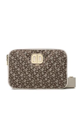 DKNY Дамска чанта Delphine Dbl Zip Cbo R23EFG29 Chin/Pabble 2ZK - Mera.bg