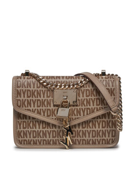 DKNY Дамска чанта Elissa Sm Flap Shoul R3432C81 Кафяв - Mera.bg