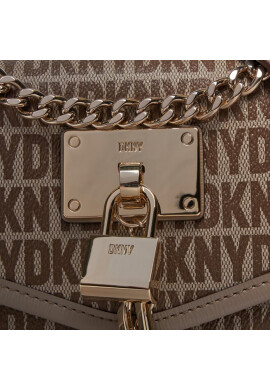 DKNY Дамска чанта Elissa Sm Flap Shoul R3432C81 Кафяв - Mera.bg