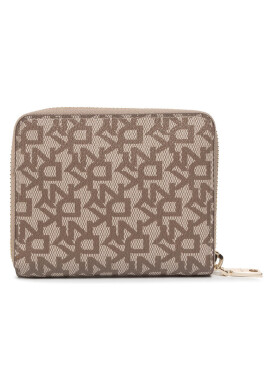 DKNY Голям дамски портфейл Bryant Sm Zip Aroun R831J656 Бежов - Mera.bg
