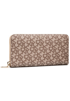 DKNY Голям дамски портфейл Bryant-New Zip Arou R831J658 Бежов - Mera.bg
