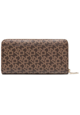 DKNY Голям дамски портфейл Bryant New Zip Around R831J658 Кафяв - Mera.bg