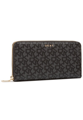DKNY Голям дамски портфейл Bryant-New Zip Arou R831J658 Черен - Mera.bg