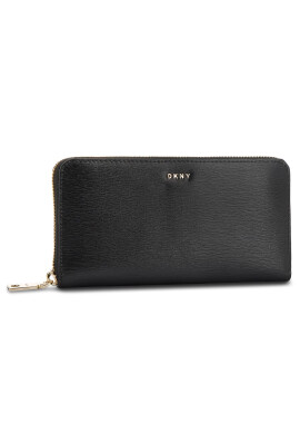 DKNY Голям дамски портфейл Bryant New Zip Around R8313658 Черен - Mera.bg