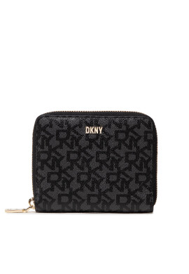 DKNY Голям дамски портфейл Bryant Sm Zip Aroun R831J656 Черен - Mera.bg