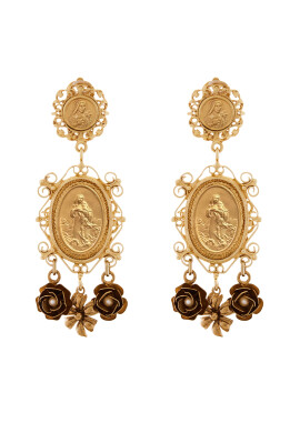 Dolce&Gabbana Обеци с клипс WEG6M1 W0001 Златист - Mera.bg