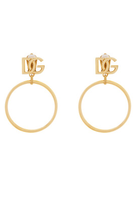 Dolce&Gabbana Обеци с клипс WEQ6M3 W1111 ZOO00 Златист - Mera.bg