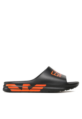 EA7 Emporio Armani Чехли BP008 XK337 M538 Black/Orange Fluo - Mera.bg