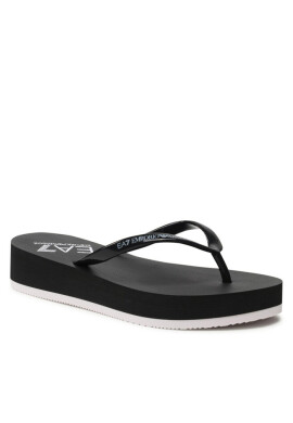 EA7 Emporio Armani Джапанки XFQ013 XK085 A120 Black/White - Mera.bg