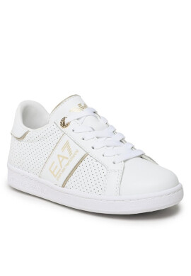 EA7 Emporio Armani Сникърси XSX109 XOT62 N195 White/Light Gold - Mera.bg