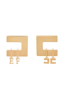 Elisabetta Franchi Обици OR-03K-56E2-V150 Златист - Mera.bg