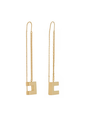 Elisabetta Franchi Обици OR-16A-56E2-V170 Златист - Mera.bg
